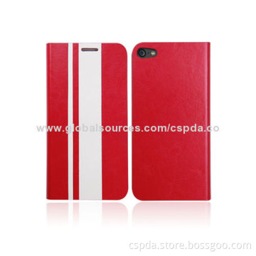 PU Leather Wallet Cases for iPhone 6 with Card Slots, Different Colors Available